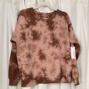 NWT Anthropologie LACAUSA Tie Dye Sweatshirt